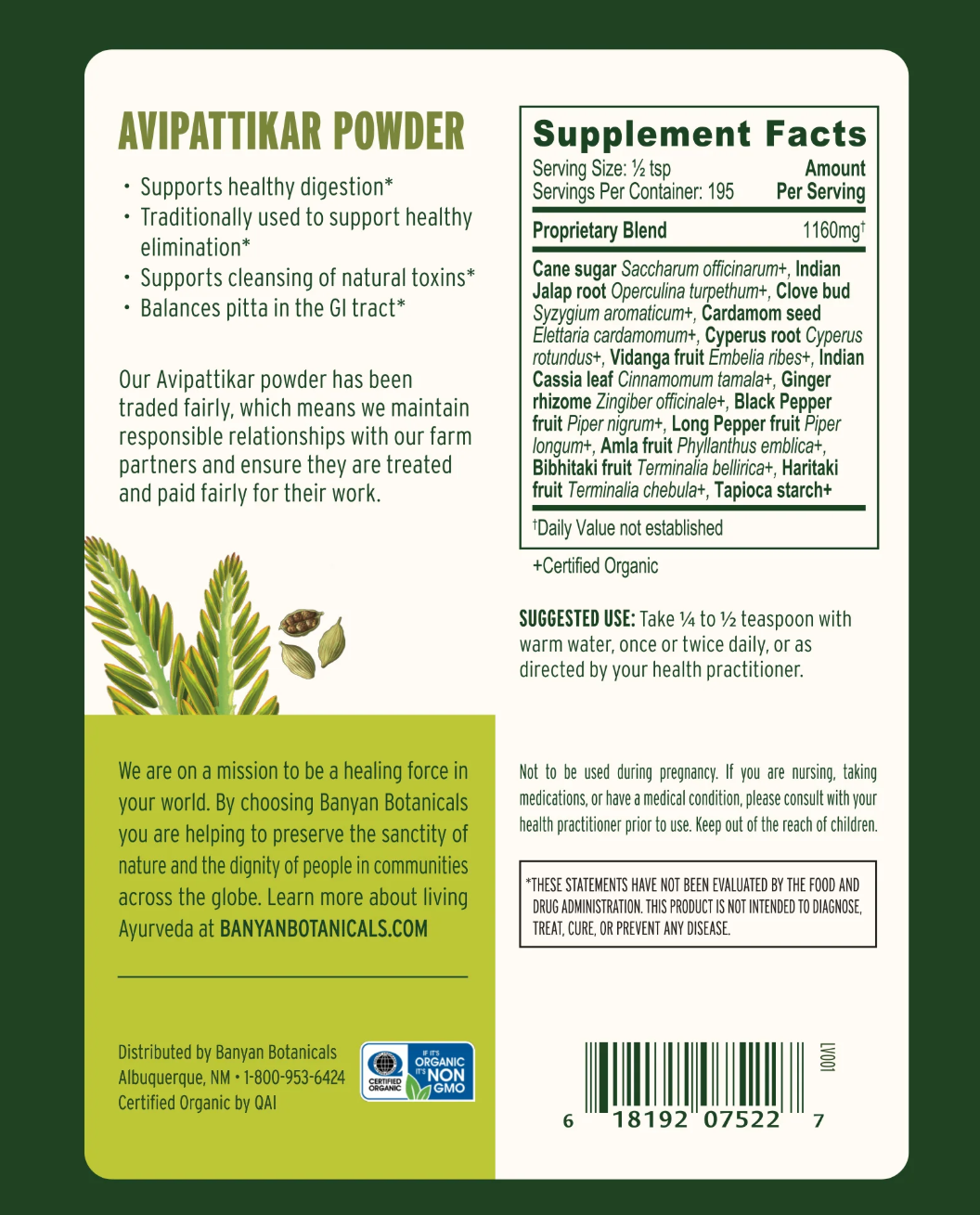 Avipattikar powder 3oz