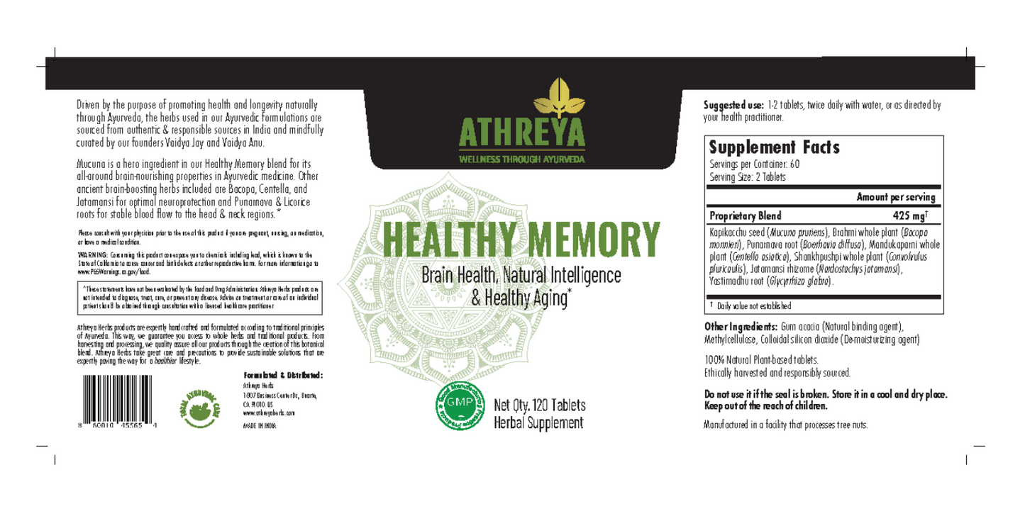 Healthy Memory tablets