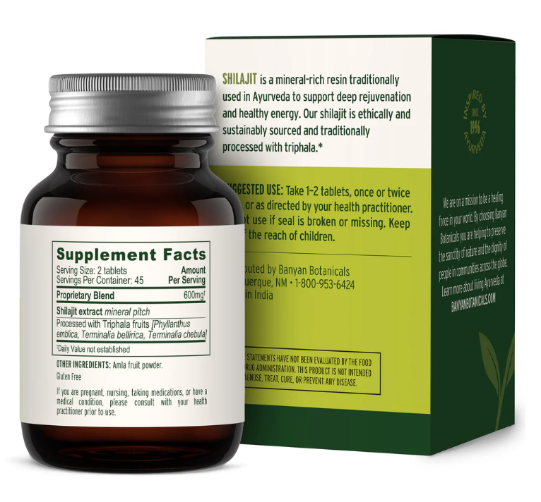 Shilajit tablets