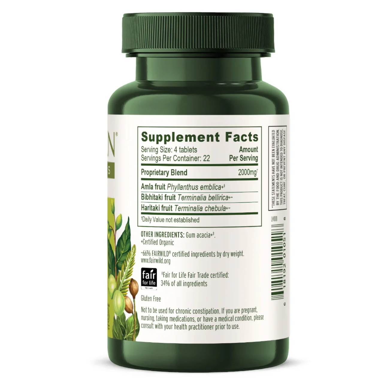 Triphala tablets (90 count)
